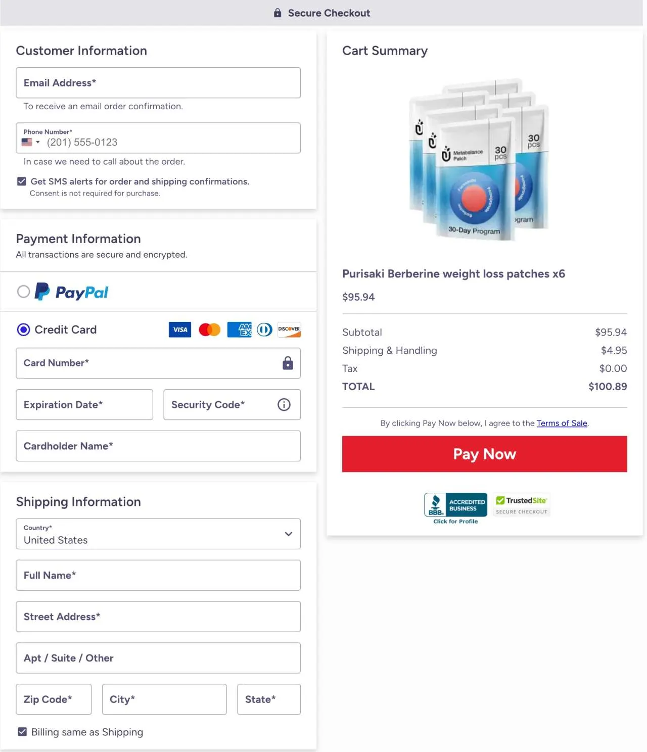 Purisaki Official ClickBank Checkout — Secure Order USA